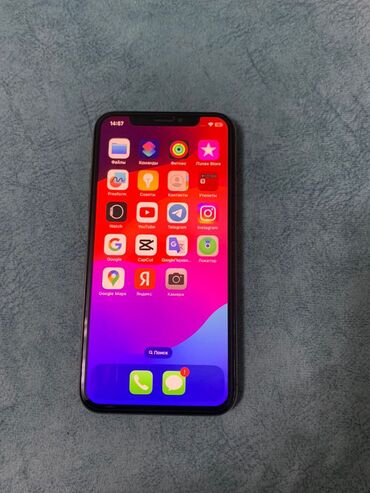 телефон ми 9: IPhone Xr, Колдонулган, 64 ГБ, Алтын, 75 %