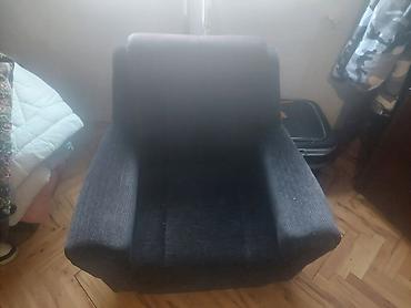 mini sofe: Trodeleni set nameštaja – trosed i dve fotelja - Materijal: meka — 1