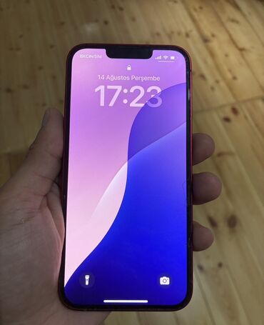 iphone zaryatka qiymeti: IPhone 13, 256 GB, Qırmızı, Simsiz şarj, Face ID