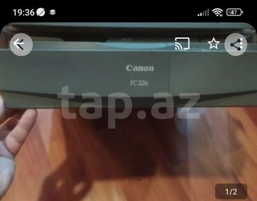 Masaüstü kompüterlər və iş stansiyaları: Canon FC 226 kopiroyan aparat evdə və ya ofisdə istifadə üçün nəzərdə