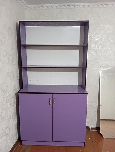 Шкаф‑стеллаж с распашным нижним модулем - Конструкция: сверху три at lalafo.kg Шкаф‑стеллаж с распашным нижним модулем - Конструкция: сверху три