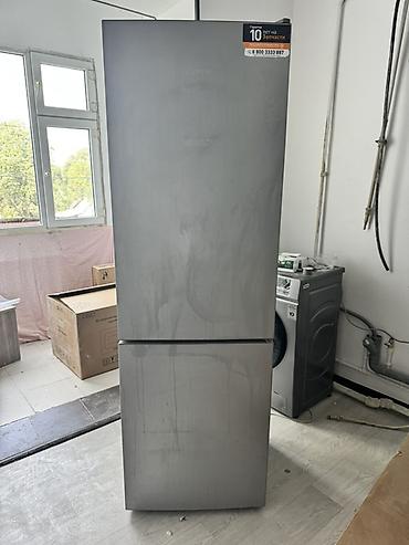 freezer: Холодильник двухкамерный, серебристый (нержавеющая сталь/серый — 2
