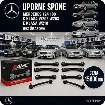Sistem upravljanja i oslanjanja: MERCEDES 190 124 C E KLAS SILEN BLOK SPONE ZADNJEG TRAPA SET | Silen — 5