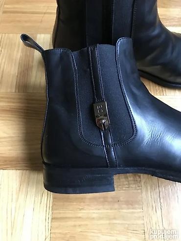 Čizme: Muške kožne ICEBERG čizme – crne - Klasičan ICEBERG model sa — 1