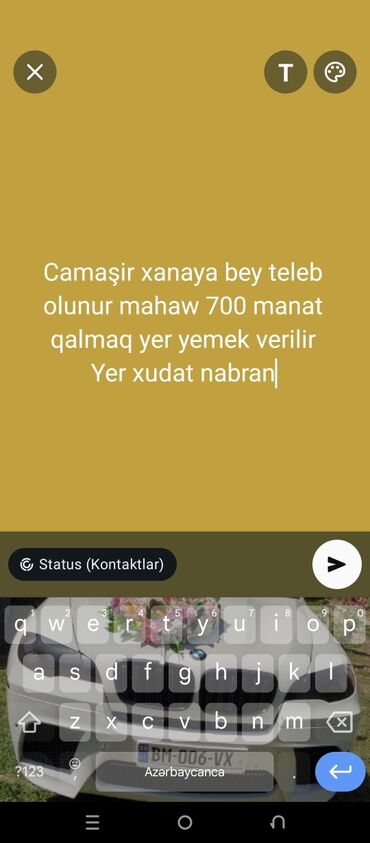 piyada kuryer işi: Camaşirxanaya bey teleb. Olunur mahaw 700 manat qalmaq yer yemek lalafo.az -da piyada kuryer işi: Camaşirxanaya bey teleb. Olunur mahaw 700 manat qalmaq yer yemek