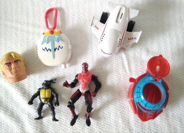 transformers igračke: Igracke za decake Nindza kornjaca Spiderman fliper iz Mc Donaldsa