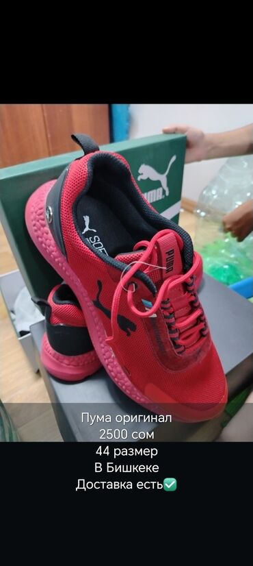 лоро пьяна: Мужские кроссовки, 44, Puma, Новый, цвет - Красный, Платная доставка, Самовывоз
