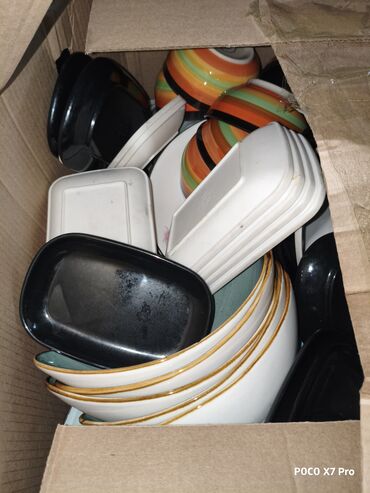 Digər restoran, kafe avadanlığı: Kafe/restoran üçün qarışıq qab-qacaq və aksesuarlar paketi Tərkib: - — 2