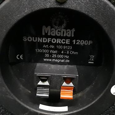 Zvučnici i stereo sistemi: Magnat soundforce 1200 p trosistemci sa hornom bas 8 incha ojacani — 5