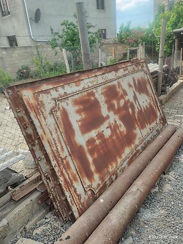 Metal borular: Həyət və ya tikinti sahəsi üçün uyğun olan böyük ölçülü dəmir qapı və — 2