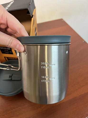 походный чайник: Набор для приготовления и приема пищи Stanley Compact Steel Cook Set — 5