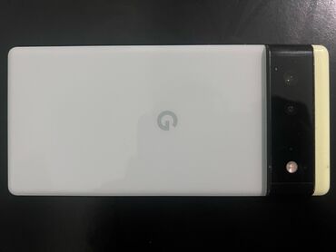 ноутбук не дорого: Google Pixel 6, Колдонулган, 256 ГБ, түсү - Ак, 1 SIM, eSIM