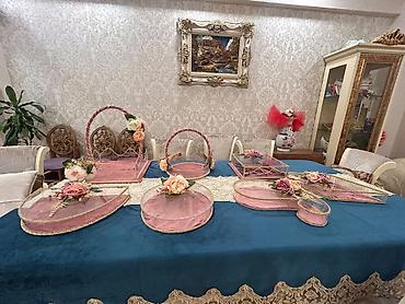 toy nişan xoncaları: Xonça/gəlin nişan dəsti – əl işidir - Komplekt: müxtəlif ölçü və — 1