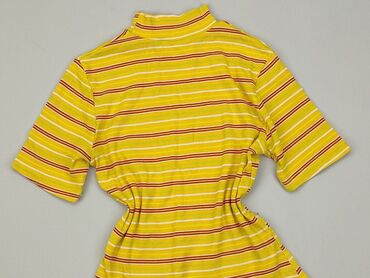 żółta bluzka w czarne paski dla dzieci: Blouse, 9 years, 128-134 cm, condition - Perfect