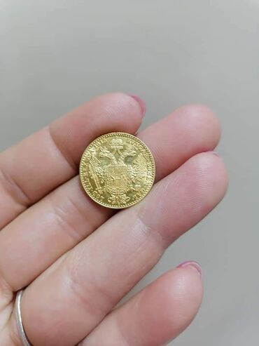 Ostali nakit: Dukat Franc Jozef 24K pozlata Mali dukat Cena 1200 din Veliki dukat — 8