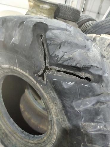 Шины: Ремонт шин на фронтальный погрузчик автокран экскаватор каток и — 20