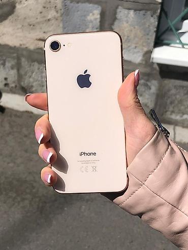 Apple iPhone: IPhone 8, 64 GB, Matte Gold, Barmaq izi — 1