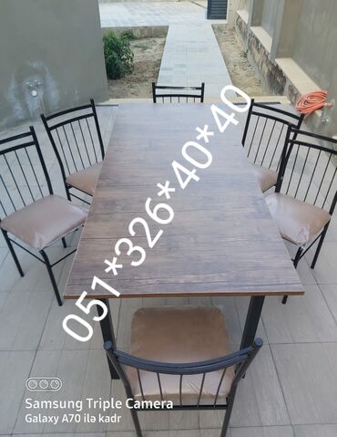 Masa və oturacaq dəstləri: Mətbəx üçün, Yeni, Açılan, Dördbucaq masa, 2 stul -da lalafo.az — 16 Masa və oturacaq dəstləri: Mətbəx üçün, Yeni, Açılan, Dördbucaq masa, 2 stul — 16