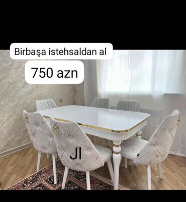 otaq qaplari: Qonaq otağı üçün, Yeni, 6 stul