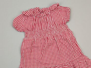 czerwona bluzka koronkowa: Sukienka, So cute, 9-12 m, stan - Dobry