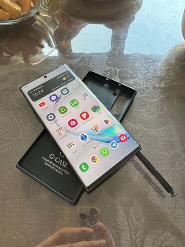 ми ноте 10: Samsung Note 10, Б/у, 256 ГБ, цвет - Синий, 2 SIM