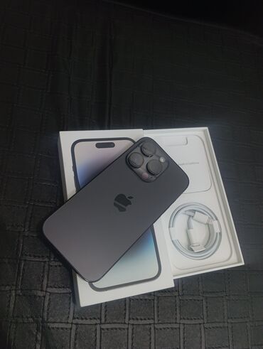 кнопочный телефон apple: IPhone 14 Pro, 512 GB, Black Titanium, Face ID