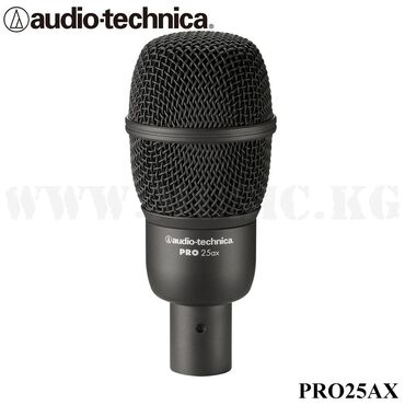 Усилители звука: Инструментальный динамический микрофон Audio Technica PRO25aX