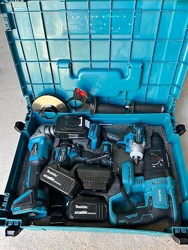 Makita akkumulyatorlu alətlər dəsti – çoxfunksiyalı peşəkar komplekt