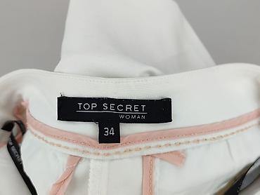 biale trampki ck: Top Secret, Spodnie materiałowe damskie, rozmiar S — 4