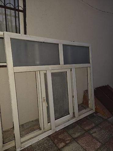 aluminium qapi pencere: İşlənmiş İkiqat şüşə paketi Plastik pəncərə, Еni: 177 sm, Uzunluğu: 177 sm — 3