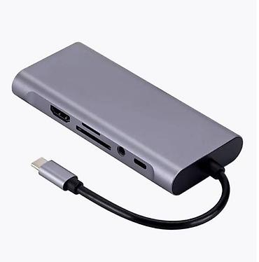 Другие аксессуары для компьютеров и ноутбуков: Хаб Type-C 11-in-1, док-станция, разветвитель, адаптер с 11 различными — 3