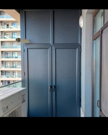 Mebellərin yığılması: Plastik şkaflar balkonlar, lojikalar, bloklar, küçə üçün, kombi — 13