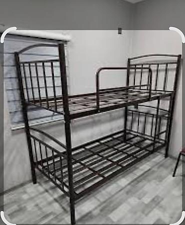 mebel satıram: Oğlan və qız üçün, İşlənmiş, Çarpayı, Matrassız, Siyirməsiz, Dəmir — 2