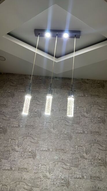 lüstr qiymətləri: Çılçıraq, 3 lampa, Metal
