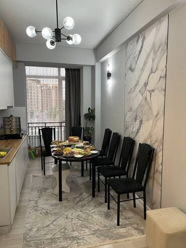 квартира бишкек кызыл аскер: 2 комнаты, 66 м², Элитка, 3 этаж, Дизайнерский ремонт