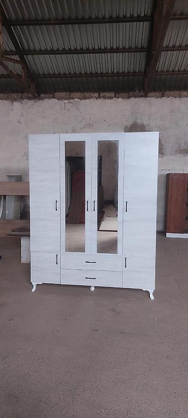 metbex skafi: Yeni, 4 qapılı, Güzgülü, Ağ, Açılan, Düz dolab — 9