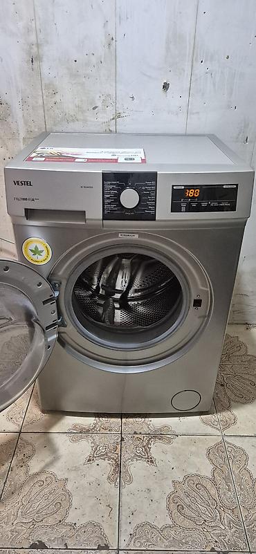 ses aparatı: Paltaryuyan maşın Vestel, 7 kq, İşlənmiş, Avtomat, Qurutma var, Ödənişli çatdırılma — 2