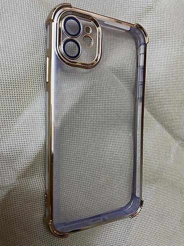 iphone 111: Magnetic kənarlı şəffaf telefon örtüyü – iPhone 11 (6.1") üçün - — 2