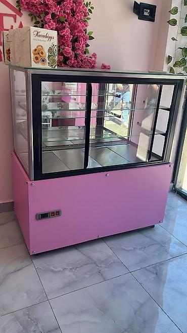 Оборудование для магазинов: Şirniyyat/kafe üçün vitrin və mebel dəsti - Şüşə vitrinli — 5