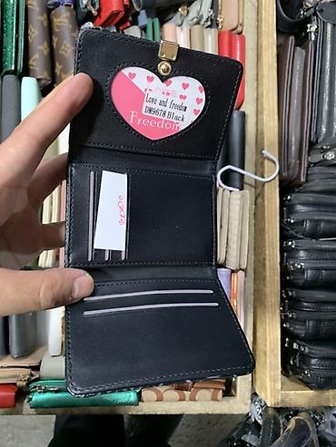 цветок кошелек: Компактный женский кошелёк Love and Freedom DM9678 (Black). - Цвет — 2