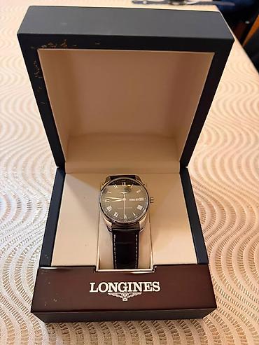 Aksesuarlar: Original Longines saatini satiram. Arxasinda seriya nomresi, qutusu ve — 1