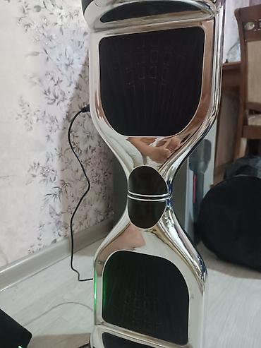 Электротранспорт: Elektrikli hoverboard (özünü tarazlayan skuter) - Korpus: xrom rəngli — 1