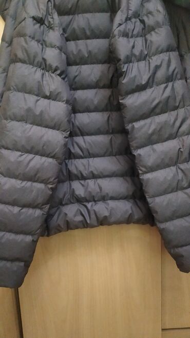 куртка кокон юникло: Куртка M (EU 38), цвет - Серый