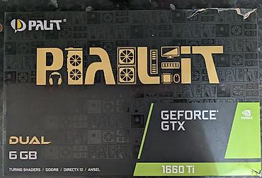 nvidia geforce: Видеокарта для ПК, Б/у, Palit, GeForce GTX, 6 ГБ — 1