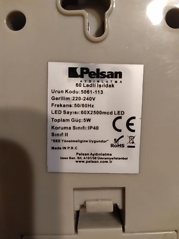 Pelsan Aydınlatma 60 LED-li İşıldaq (Model: 5061-113) - Gərilim