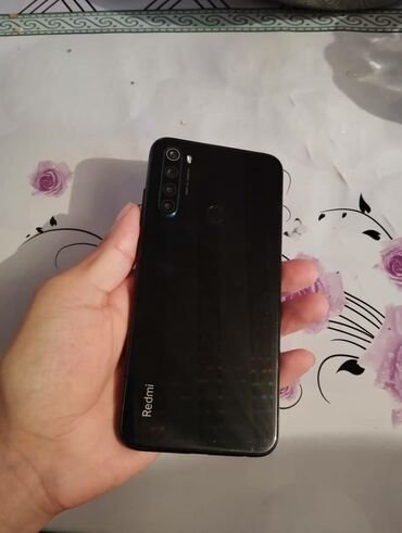 продажа сотовых телефонов в бишкеке: Xiaomi, Redmi Note 8, Б/у, 8 GB, цвет - Черный, 2 SIM