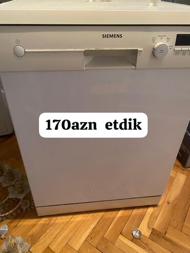Кухонные плиты и варочные поверхности: Siemens qabyuyan maşın - Standart ölçülü, ağ korpus - Mexaniki