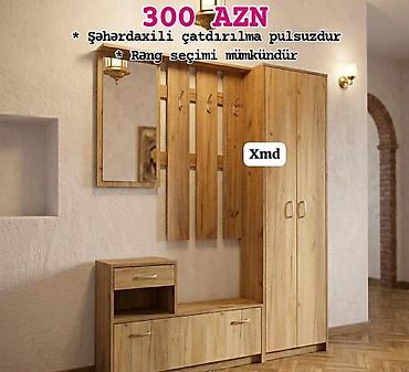 kitab refi modelleri: 1.Dəhliz üçün modullu askılıq-garderob dəstləri - Yeni model — 4