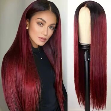 Aksesoari za kosu: Perike – više stilova i boja - Dugi modeli sa šiškama: prirodno — 12