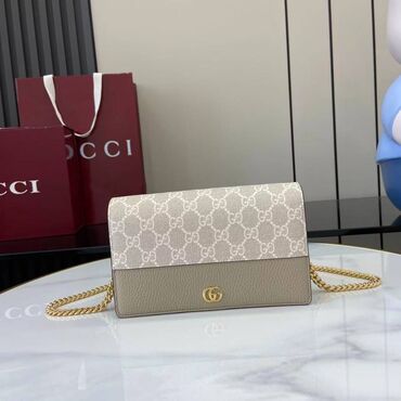 Torbe: Torba za rame, Gucci, Materijal: Platno — 1